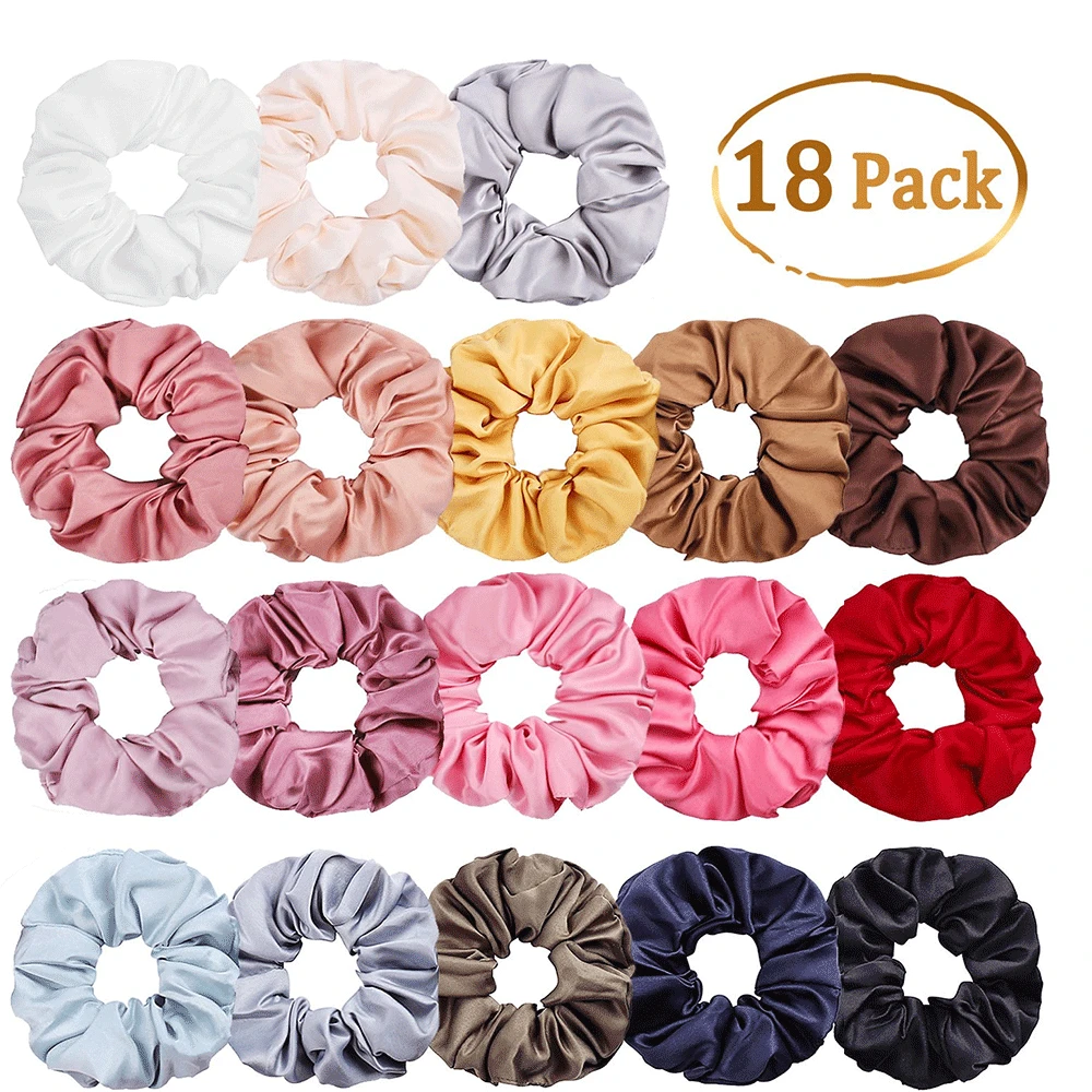 

18colors Velvet Scrunchie Women Girls Elastic Hair Rubber Bands Accessories Gum For Women Tie Hair Ring Rope Ponytail Holder