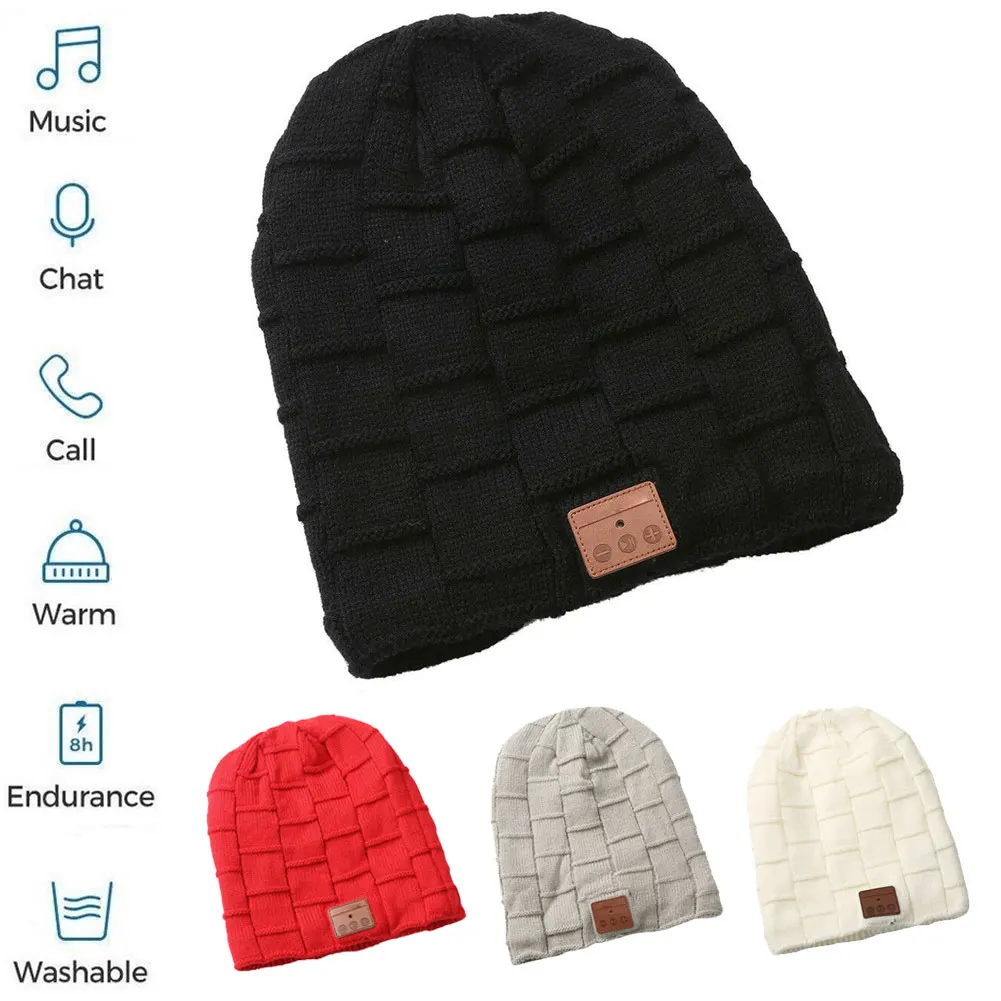 

Fashion Bluetooth Music Hat Wireless Bluetooth Earphone Hat Winter Outdoor Sport Bluetooth Stereo Music Hat For Men Women