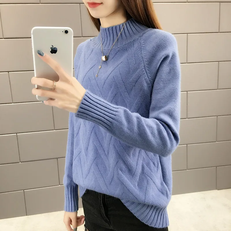 Свитер женский осенне-зимний теплый недорогой оптом 2019 | Женская одежда