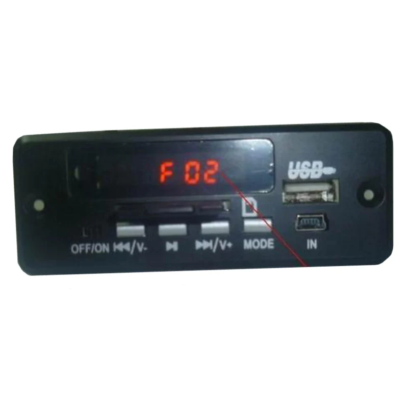  ð  Ŀ ڽ ڵ  DIY USB/SD FM AUX ڴ   극ũ Ʈ ޸ MD07