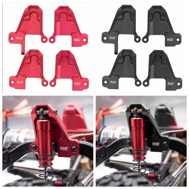 KYX CNC Сплав передняя+ задняя ударная башня кронштейн для Traxxas trx-4 1/10 rc автомобиля