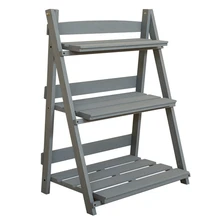 Подставка для цветов с многослойным покрытием мясо складные перегородки Пол шаг стеллаж для выставки товаров с многослойным покрытием балкон Гостиная твердые деревянные дома в сборе