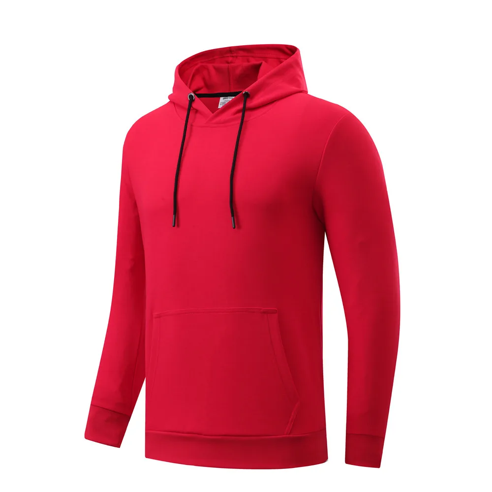 SY1003 RED Хлопковый полный спортивный свитер высокого качества для мужчин и женщин спортивные повседневные куртки для бега, футбола, баскетбола - Цвет: SY1003 RED