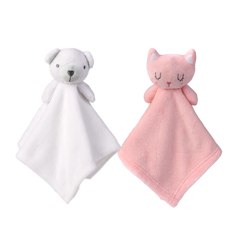 Bébé peluche jouet apaiser apaiser serviette mignon lapin peluche hochet peluche douce couverture poupée peluche nouveau-né confort jouet sommeil compagnon