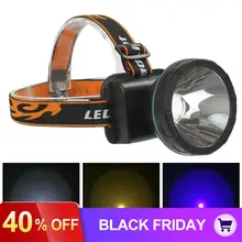 5 Вт 2 режима светодиодный налобный фонарь налобный светильник 800LM водонепроницаемый наружный налобный фонарь желтый/синий/белый светильник для кемпинга, велоспорта, альпинизма