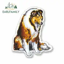 EARLFAMILY 13 см x 13 см Collie собака тонкая Наклейка виниловая Автомобильная наклейка граффити наклейка водонепроницаемый подходит для VAN RV Occlusion царапины