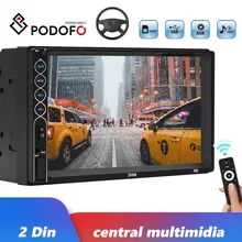 Podofo 7" 2 din Car Radio HD Autoradio Multimedia Player 2DIN Android ISO Mirror Link Auto audio Car Stereo MP5 Bluetooth Camera