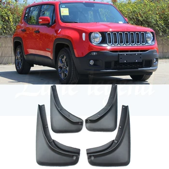 

4Pcs/Set Car Mudflaps Splash Guards Mud Flap Mudguards Fender For Jeep Renegade BU 2014-2018 Car Styling Accessories