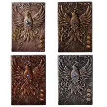 Винтажный Ретро Феникс Длинная жизнь птица тема выстроились бумага Note Book 100 листов школьный журнал офисные принадлежности