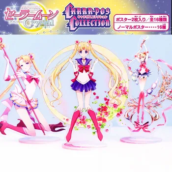 

1Pc Japanese Anime Sailor Moon Acrylic Stands Cartoon Figure Model Plate Holder Anime Around Desk Decor