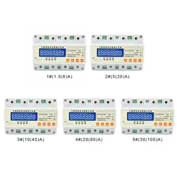 

YG194ES-3W4P Multifunctional Digital LCD Electricity Volt Power Meter RS485 Communication 220V Digital Wattmeter