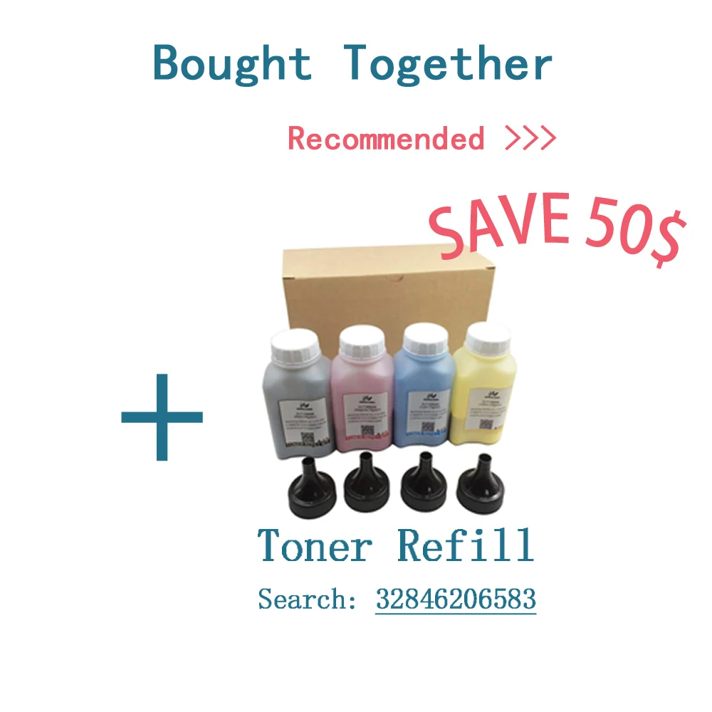 Замена 4x картриджей с тонером для HP 201a CF400a CF401a Laserjet Pro M252 M252n M252dw MFP M277 M277n M277dw