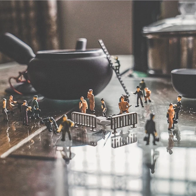 1:87 HO Scale Model railway Workers Landscape Model Train Railway Layout Scenery DIY Miniature Dioramas Display Gaming