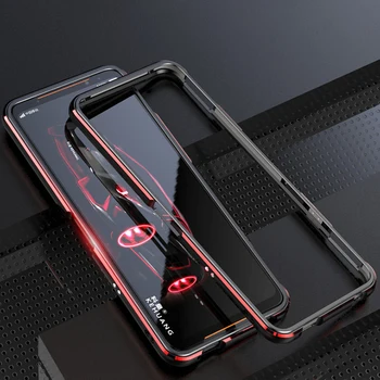 

Luxury Ultra Thin Aluminum Metal Bumper Case For Asus ROG Phone II ZS660KL Shockproof Hard Protection Phone Case Cover Frame Bag