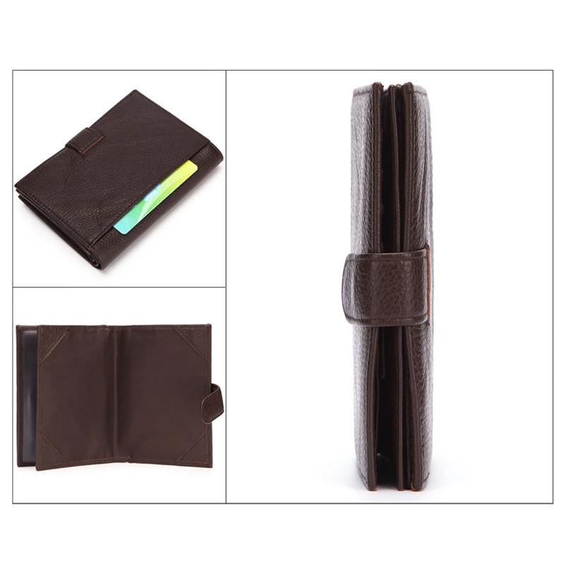 Кошелек MISFITS мужской кожаный бумажник для путешествий Обложка паспорта