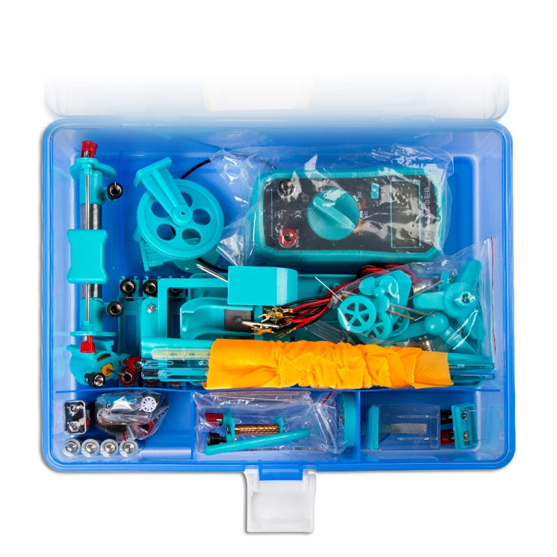 Physics Electromagnetism Circuit Physics Experiment Instrument A full set of digital display electric meter electric experiment