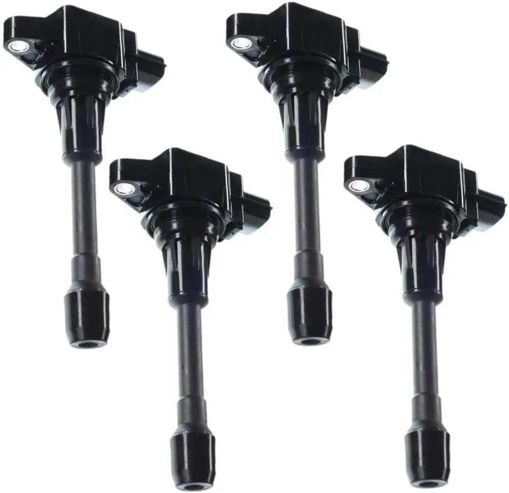 4 шт. Катушка зажигания для Nissan Altima Sentra Cube Rogue Versa Infiniti FX50 UF549 22448-JA00A 22448JA00A UF549 1788369 5C1753 - Цвет: Черный