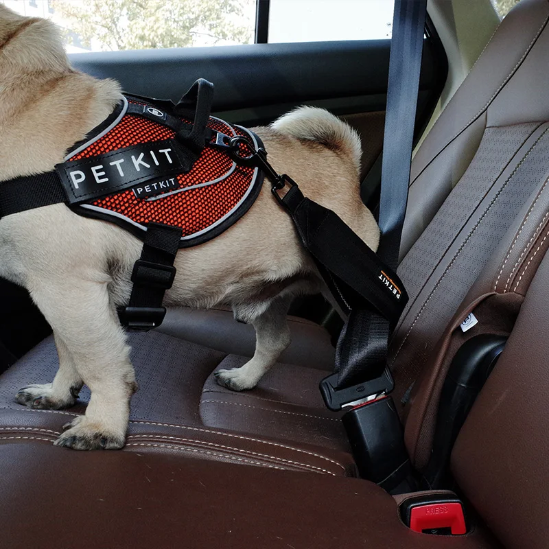 Xiaomi PETKIT для домашних животных, собак, кошек, автомобильный ремень безопасности, поводок, поводок для путешествий на открытом воздухе, товары для домашних животных, ремни безопасности для собак