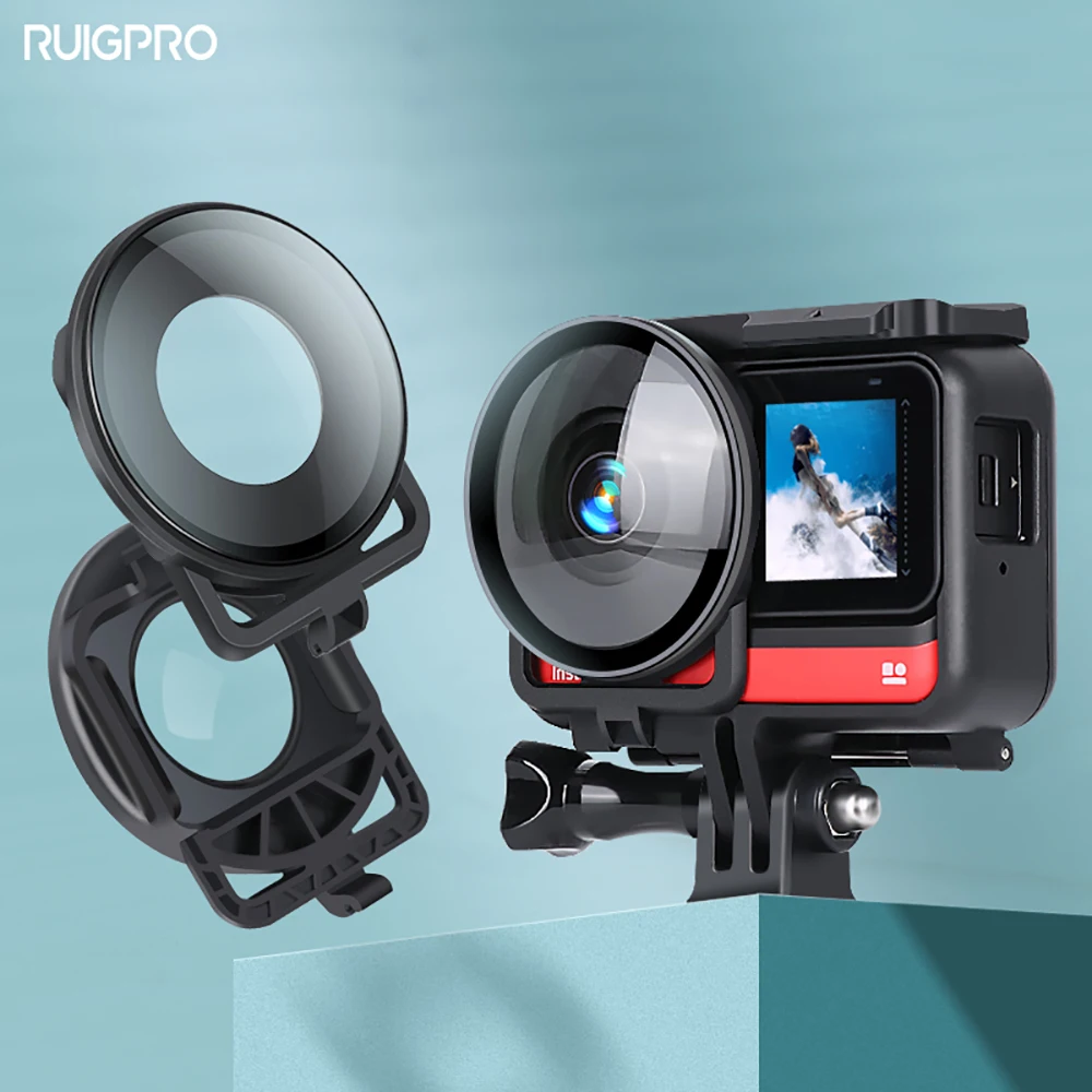 Защита объектива Insta360 One R для двух линз 360 мод экшн камеры аксессуары не оригинальные|Чехлы экшн-камер| |