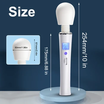 FLXUR Powerful Magic Wand Vibrators For Women Clitoris Stimulator AV Stick G Spot Massager Female Masturbator Sex Toys for Woman 5