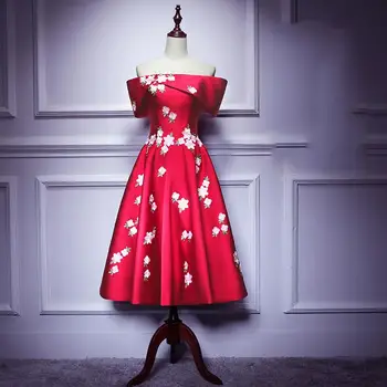 

Elegant Off Shoulder Cheongsam Women Exquisite Applique Embroidery Chinese Bride Wedding Dress Sexy Pleated A-line Vestidos