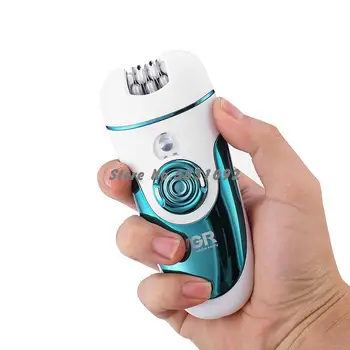 

4 In 1 Electric Hair Remover Feet Care Tool Callus Remover Feet Pedicure Kit Lady Epilator Hair Remover Shaver Waterproof
