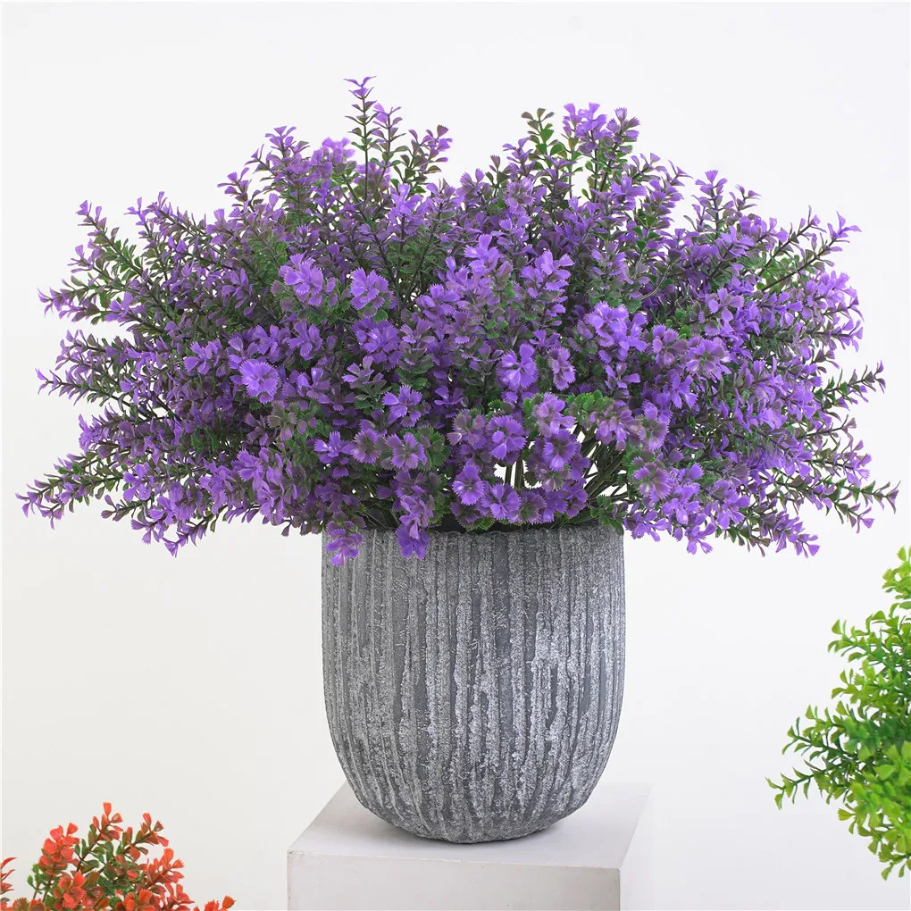 Artificial Fourleaved Clover Home Office Fake Plant Wedding Party