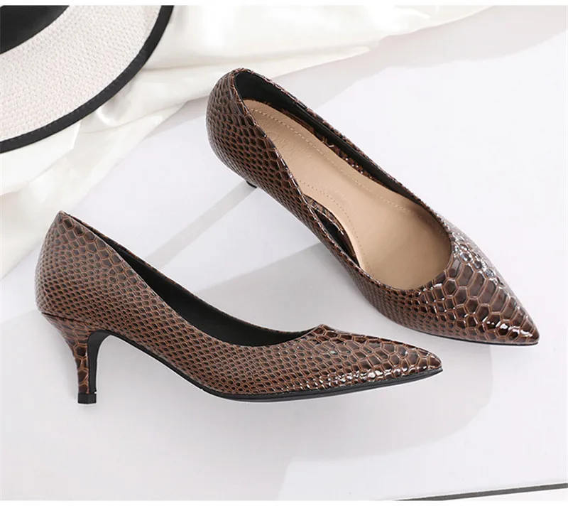 2020 Spring Summer New Slip On Pumps Women's Shoes Sexy Pointed Toe Office Ladies Work Shoes Small High Heels Female Pumps Shoes (3)