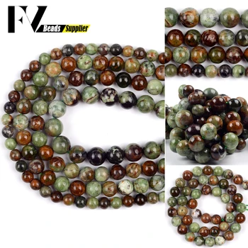 

A+ Natural Genuine Gem Smooth Green Opal Stone Beads Round Loose Spacer Beads For Jewelry Making Diy Bracelet Charms 6/8/10/12mm