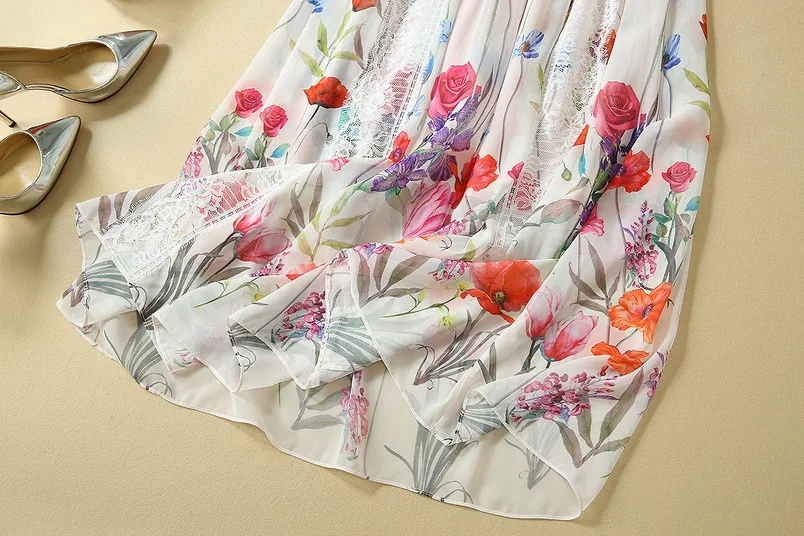 Высокое качество осеннее длинное свадебное платье Vestidos женское очаровательное цветочное кружевное Лоскутное Платье макси с длинным рукавом фестиваль