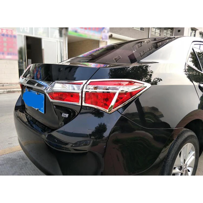 Применяется к- для Toyota new corolla крышка фары Модификация специальная задняя крышка лампы декоративная рамка блестки