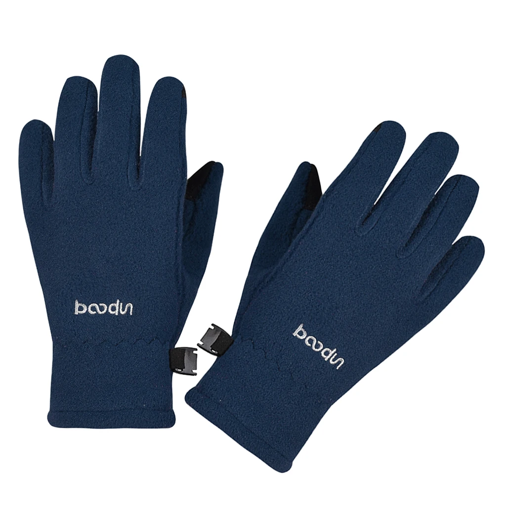 Kids Cycling Gloves Winter Warm Bike Full Finger Gloves Riding Winter Touch Screen Snow Windstopper Gloves