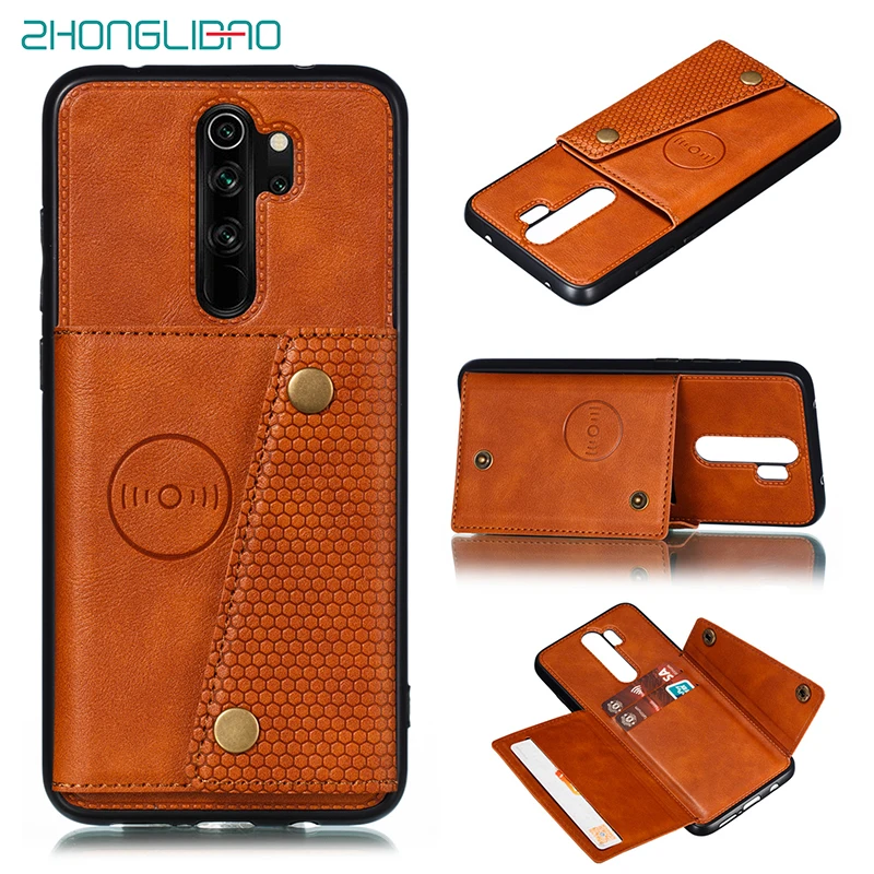 

Redmi Note 8 Pro Card Holders Wallet Case Cover for Xiaomi Redmi 7a K20 Note 7 Pro Mi 9t Mi9t Leather Card Magnetic Stand Cover