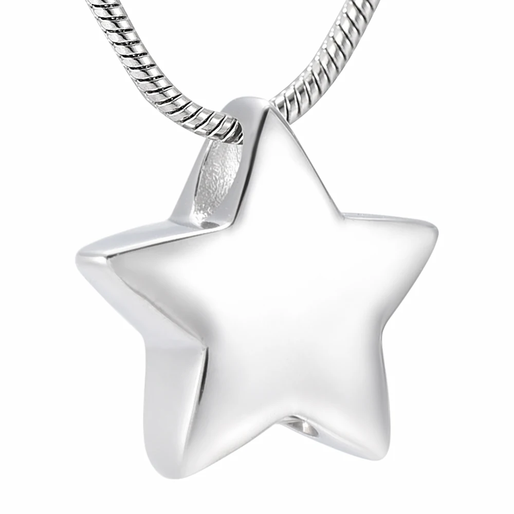 Cremation Jewelry Pendant Star shape 