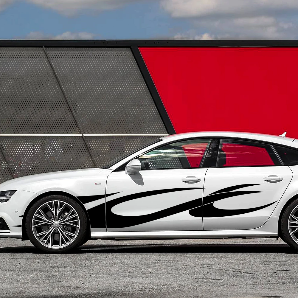 Автомобильные боковые наклейки для BMW Audi Mercedes Fiat Ford Hyundai Kia Lada Lexus Nissan Peugeot Renault