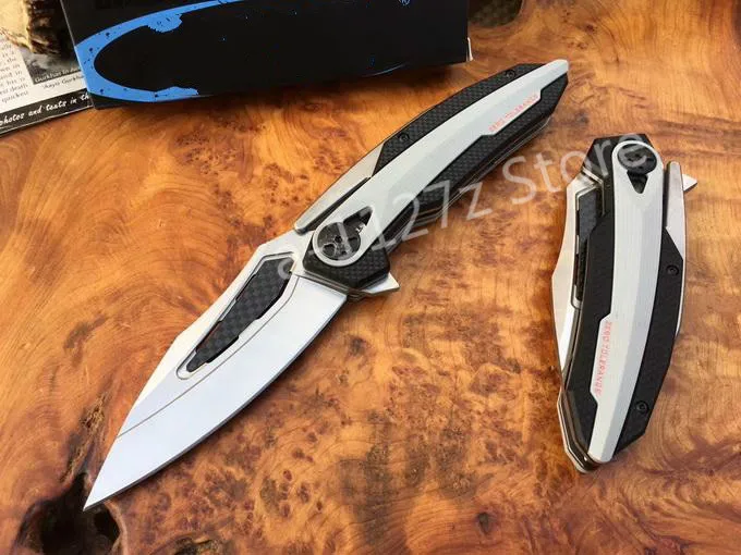 

High-end knife folding ZT0999 balll bearing G10 handle flipper cycling Defence fishing knife xmas gift knife 1free shipping