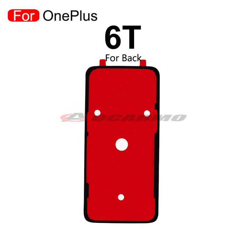 5 sztuk dla OnePlus 6 6T 7 7T 7Pro 8 9 Pro 9RT Nord 1 + 8 8T 9R 9Pro z powrotem osłona zamknęcia baterii samoprzylepna naklejka taśma klejąca wymiana