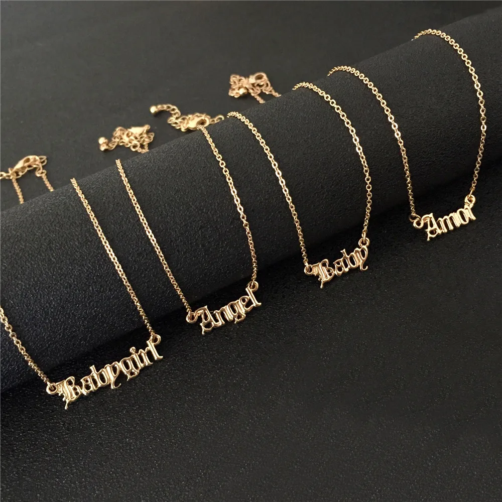 Высокое качество новинка 2019 модные ювелирные изделия золотое ожерелье с