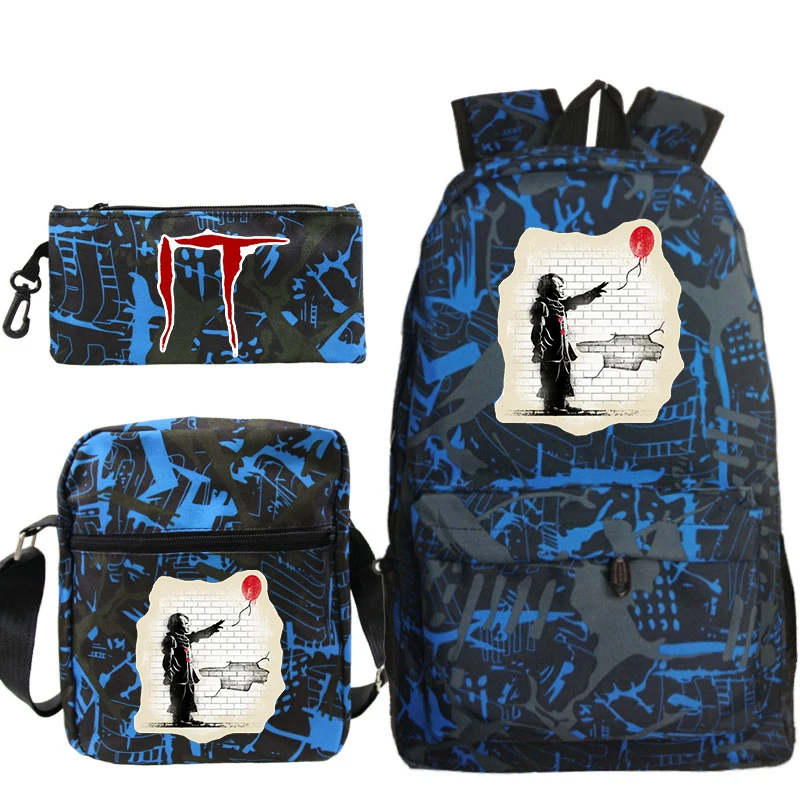 It Chapter Two Mochilas школьные рюкзаки сумки для мальчиков и девочек рюкзак для путешествий Bolsa Escolar с сумкой через плечо пеналы для ручек Sac Dos