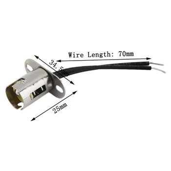 

New 1pcs 1157 BAY15D LED Light Bulb Socket Holder With Wire Connector for Car Truck Free Shipping