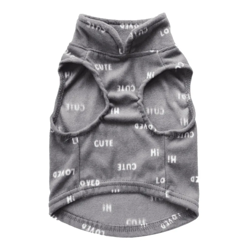Pet dog fleece lapel vest pet dog cat fluffy warm vest puppy dog clothing pet dog clothes winter warm vestiti chihuahua 20D25 (21)