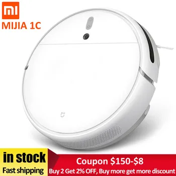 

Original XIAOMI MIJIA-1C Sweeping Robot Vacuum Cleaner With Visual Dynamic Navigation Smart Water Tank 2500Pa Powerful Suction