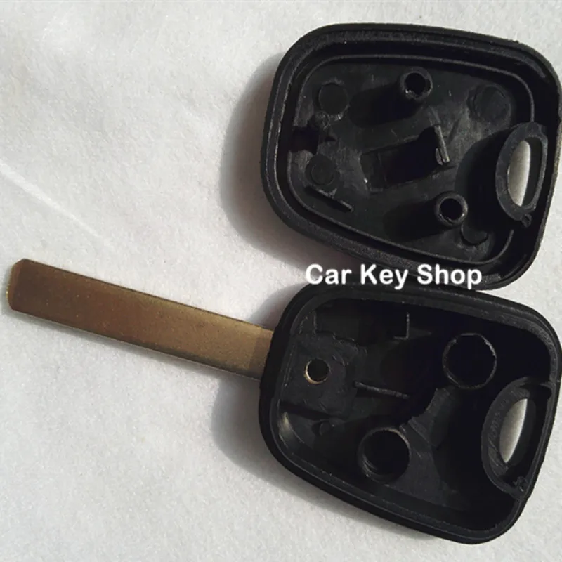 DAKATU WITH LOGO TRANSPONDER AUTO CAR KEY COVER REPLACEMENT CASE FOR CITROEN C1 C2 C3 PLURIEL UNCUT VA2 BLADE