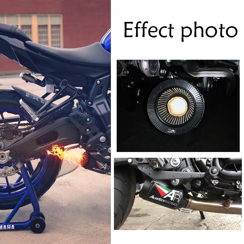 Выхлопная труба для мотоцикла 51 мм Yamaha MT07 Tracer MT09 аксессуары побега MT 07 09 03