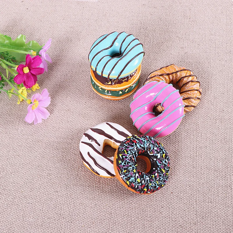 Doughnut холодильник хлебное моделирование 3D Магнит Магнитный креативный на холодильник, для заметок бар украшения для кухни
