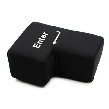

Enter Key Pillow, Big USB Enter Button Stress Relief Vent Tools, Unbreakable Relax Enter key Office Desktop Nap Pillow