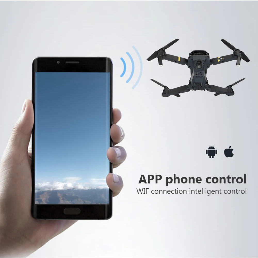 Квадрокоптер Карманный Дрон камера Wi-Fi FPV RTF широкий угол высокий режим удержания складной рычаг RC Квадрокоптер приложение управление вертолет