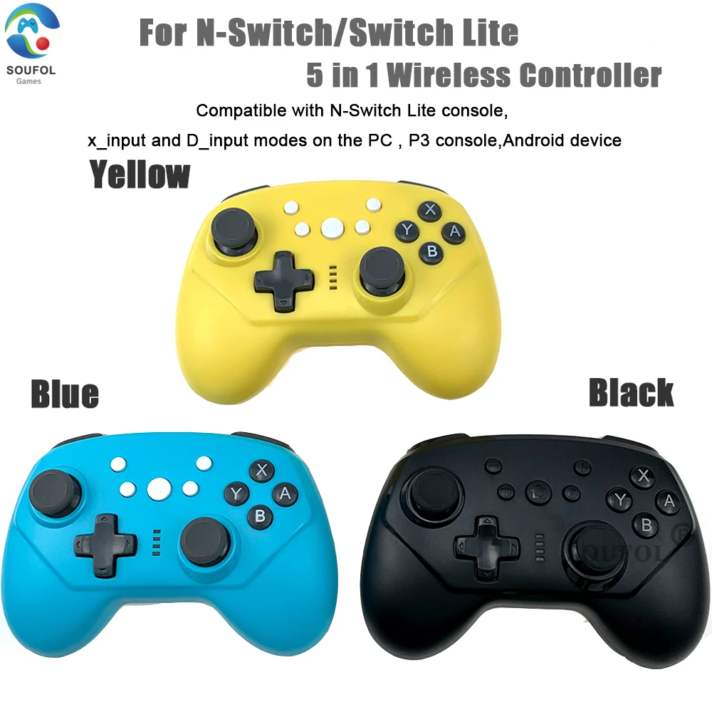 

2020 New Wireless Bluetooth Gamepad Joystick Controller For Nintendo NS Pro Switch/Lite Supports TURBO Six-axis for N-Switch