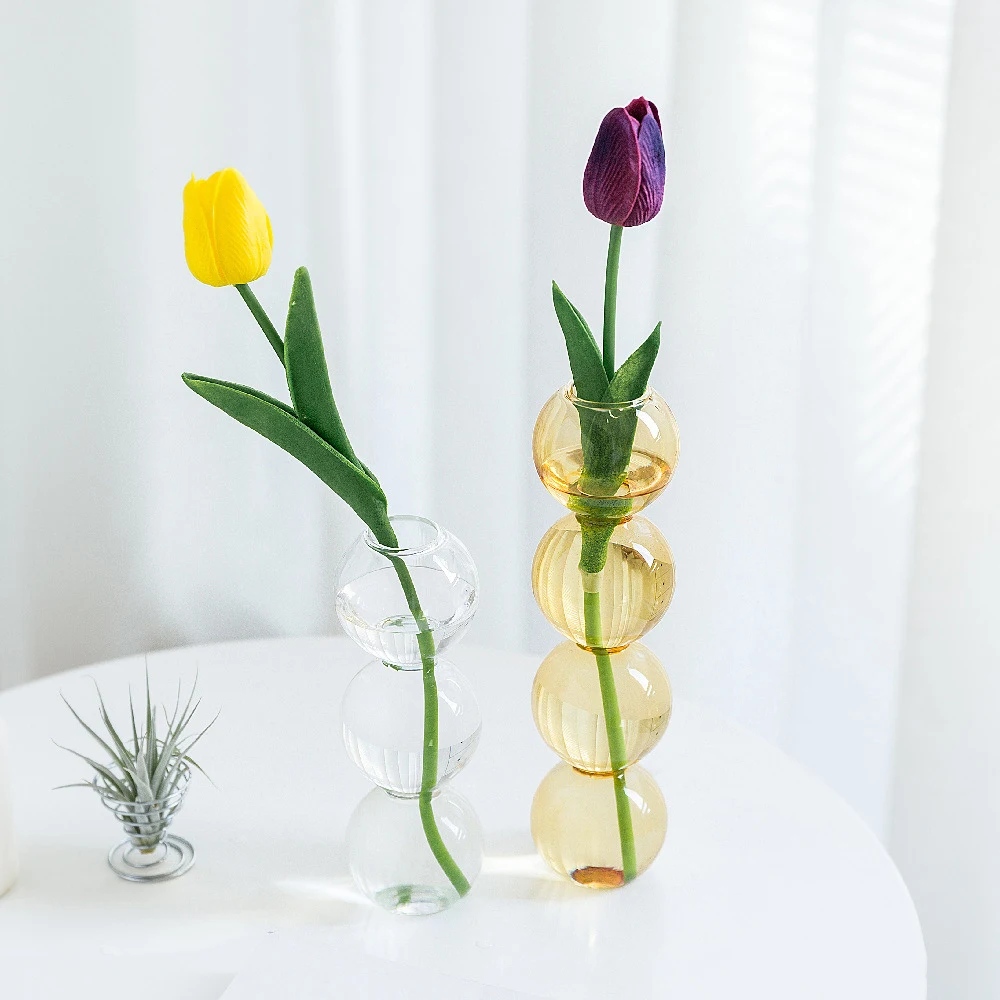 

Ваза в форме пузыря для гидропоники растение, украшение для дома прозрачные стеклянные вазы для гостиной модный простой дизайн украшение для стола