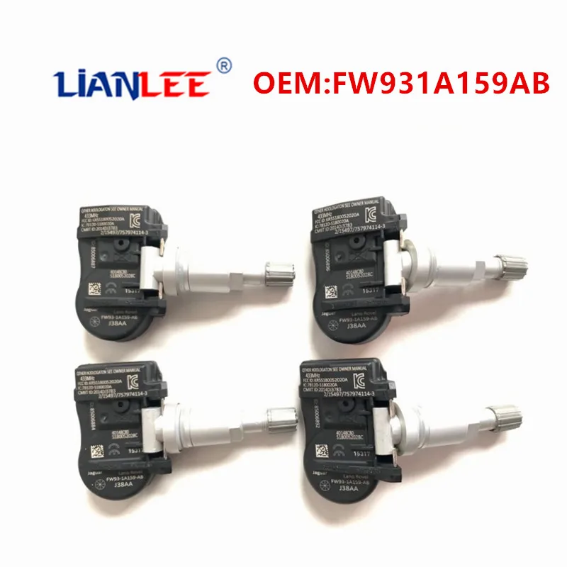 4 шт./лот FW931A159AB FW93-1A159-AB 433 МГц датчик давления в шинах TPMS для Land Rover Range Sport LR066378 LR058023